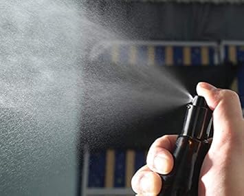 UPSTORE 2Pcs 100ml Amber Glass Spray Bottle Empty Refillable Cosmetic Vials Sample Packing Containers with Fine Mist Sprayer Atomizer and Black Cap for Essential Oils Perfumes Makeup Water - Image 5