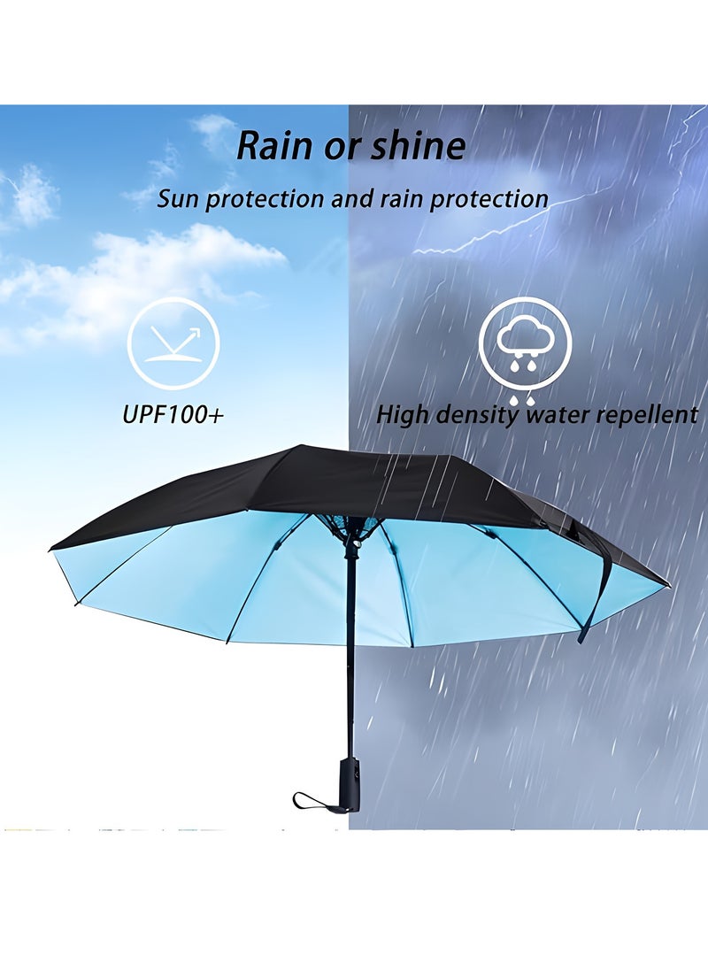 Generic 1 Piece of Premium 3-in-1 UV Protection Umbrella with Fan and Spray - Portable, Windproof, and Water-Resistant - Perfect for Outdoor Activities and Hot Summer Days  - Image 2