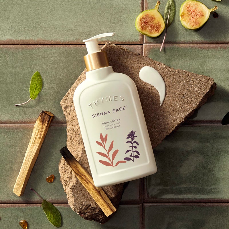 Thymes Sienna Sage Body Lotion - Hand and Body Cream (9.25 fl oz) - Image 4