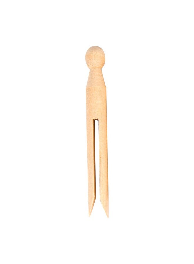 Baker Ross Wooden Dolly Pegs (Pack of 24) for Kids Arts and Crafts Activities - Image 3