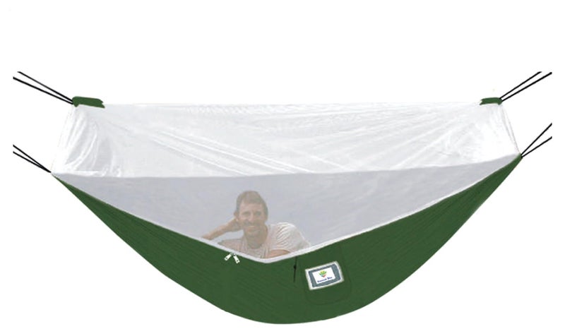 Hammock Bliss Mosquito Free Hammock Bliss – Camping Hammock with Bug Screen Mossy Netting Canopy - Integrated Suspension 100' / 250 cm Rope Per Side - Make Hammock Camping A Bug Free Experience - Image 5