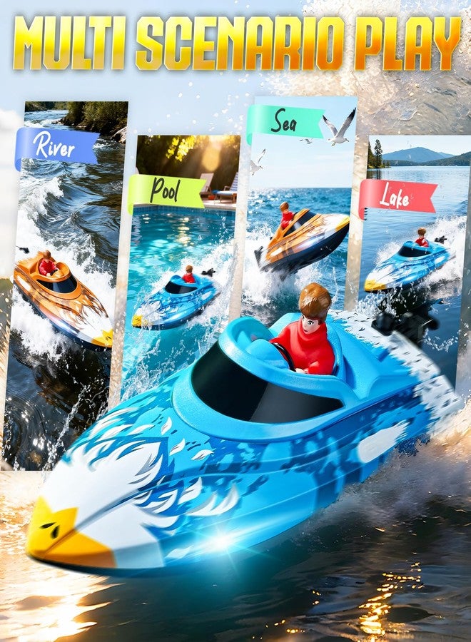BEZGAR HJ822 12 Inch 25 KPH Fast RC Speed Boat for Kids Adults - Image 5