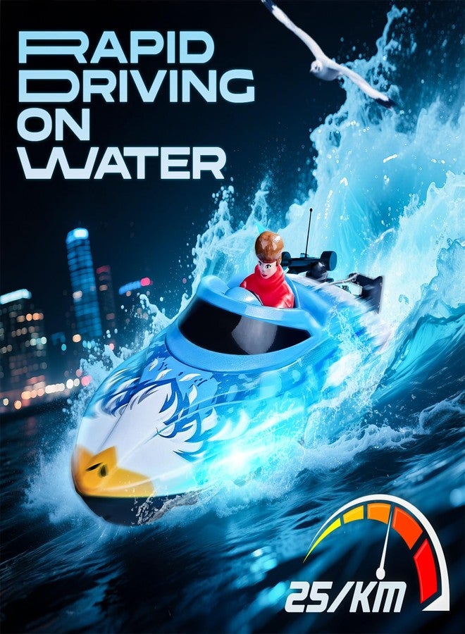 BEZGAR HJ822 12 Inch 25 KPH Fast RC Speed Boat for Kids Adults - Image 3