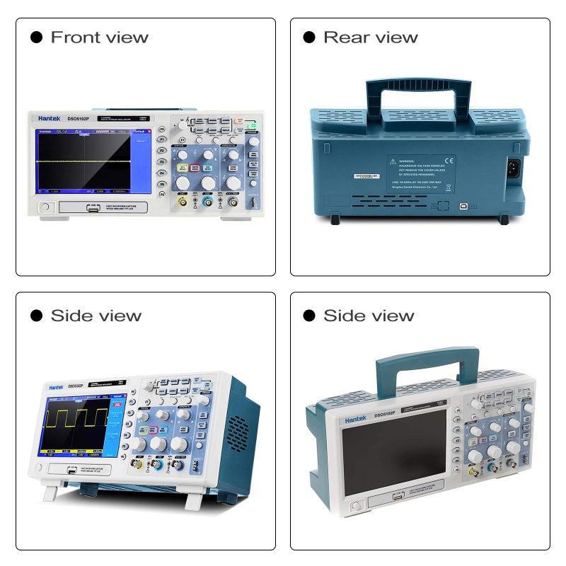 Hantek Hantek DSO5102P USB Storage Oscilloscope Oszilloskope 2 Channels 100MHz 1GSa/s  - Image 4
