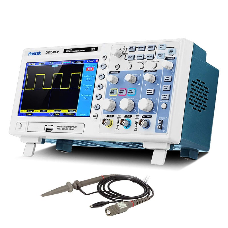 Hantek Hantek DSO5102P USB Storage Oscilloscope Oszilloskope 2 Channels 100MHz 1GSa/s  - Image 2