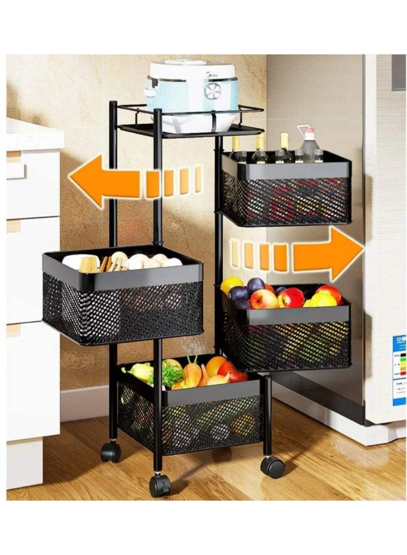 Square metal turbo, 5 tiers, 80cm high - Image 5