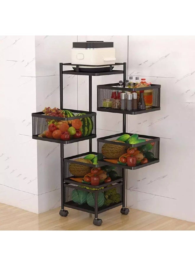 Square metal turbo, 5 tiers, 80cm high - Image 2