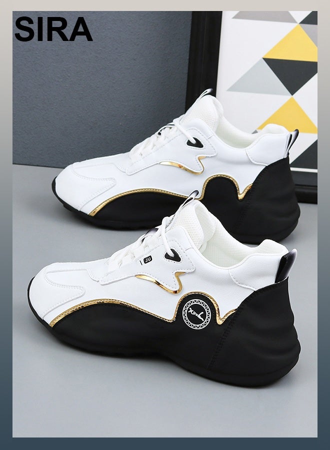 SIRA Men's Casual Sneakers Breathable Walking Shoes for Work & Campus, Ultra Lightweight Comfort Shoes with Anti-Slip Sole & Fashionable Design - Image 3