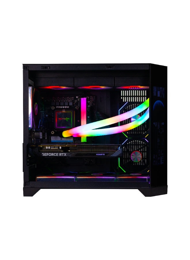 Spear Pc Gaming Pro – Intel i5-14400F, RTX 5060 8GB Triple-Fan, 16GB DDR5, 1TB NVMe SSD 3300MB/s, 600W PSU, 360mm ARGB Water Cooler, ATX Case 6 ARGB Fans, Corner LCD Screen, Windows 11 Pr Black - Image 2