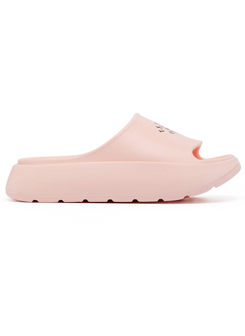 U.S. Polo Assn. - Women's Pink Slides - High-Quality Sole Lightweight & Trendy Design - Image 1