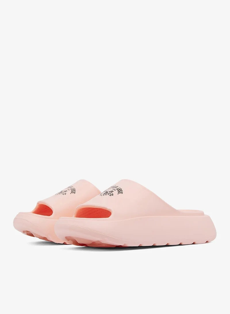 U.S. Polo Assn. Pink Women's Pink Slides - High-Quality Sole Lightweight Shoes & Trendy Design for Women | Best Price UAE