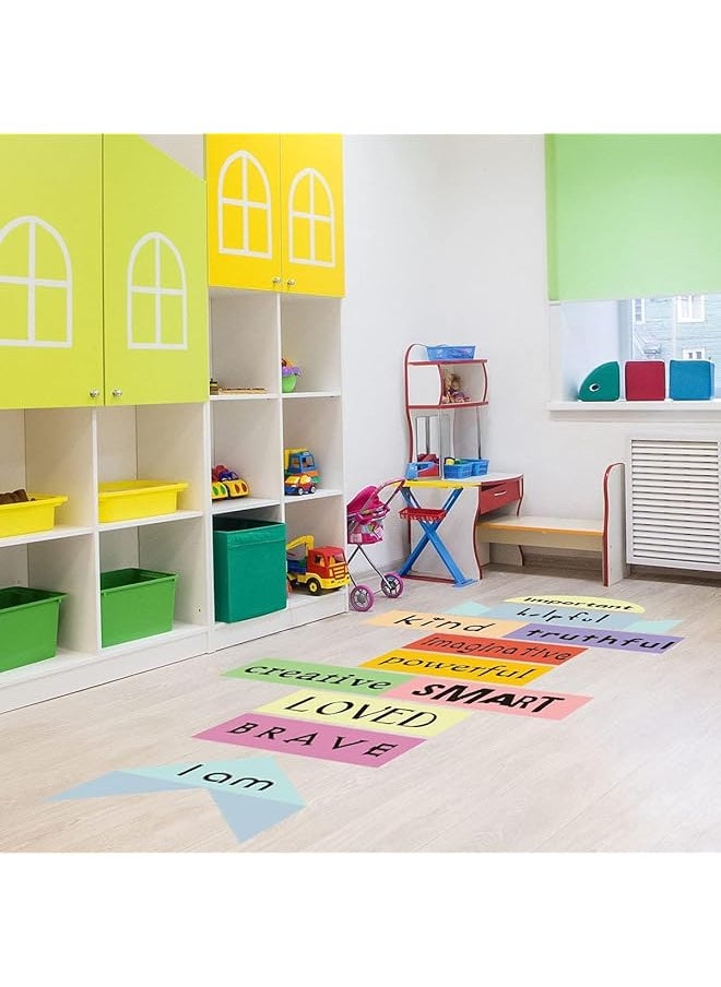 erorex Inspirational Quote Floor Stickers Vinyl Wall Decals Children'S Room Decor Wall Decals Educational Sticker Diy Wall Decor  - Image 3