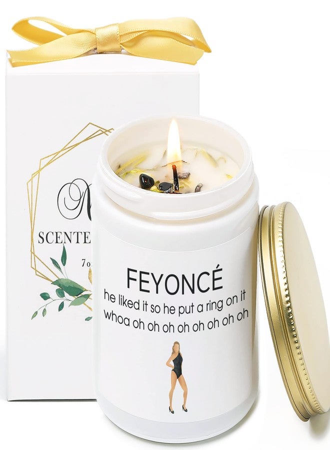KORMMCO Funny Feyonce Scented Soy Candle - Unique Engagement Gifts for Her, Bridal Shower & Bachelorette Party Favors - Funny Fiance Presents, Wedding Humor Decor - 7oz Lavender - Image 1