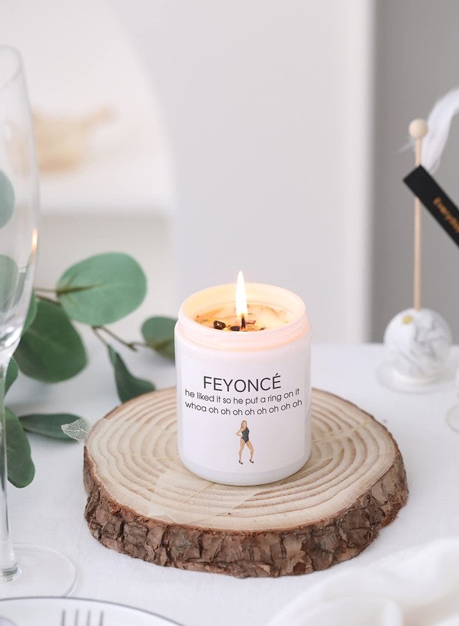 KORMMCO Funny Feyonce Scented Soy Candle - Unique Engagement Gifts for Her, Bridal Shower & Bachelorette Party Favors - Funny Fiance Presents, Wedding Humor Decor - 7oz Lavender - Image 5