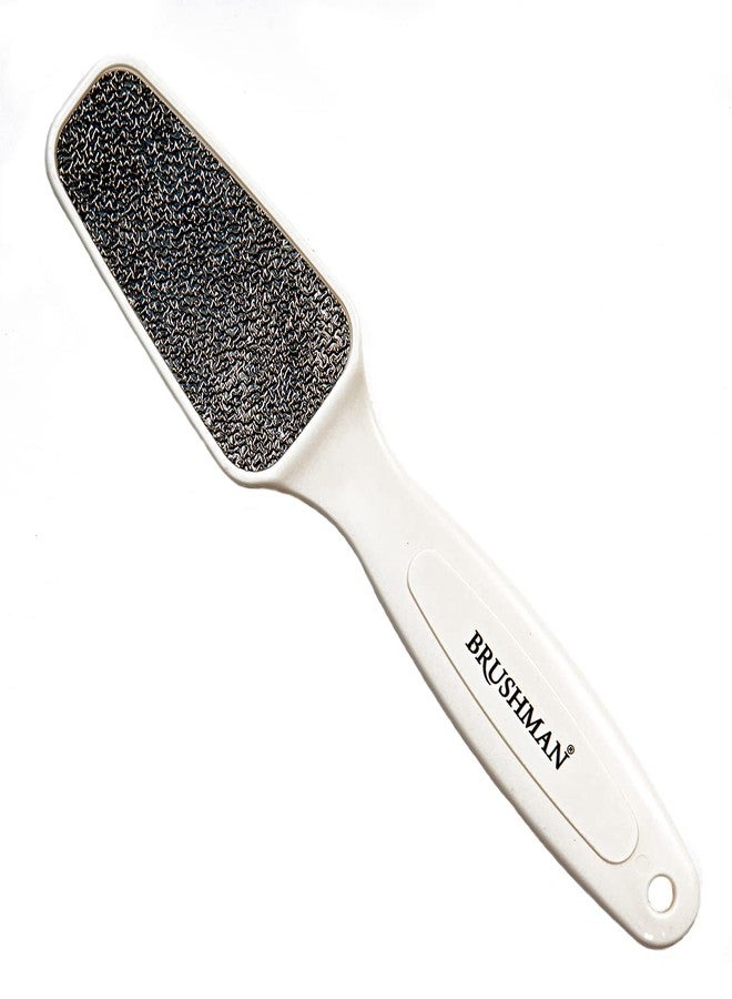 Brushman Nickel Callus Remover, Foot File callus remover Extra Coarse Pedicure File Tool Removes Dead Skin - Image 1