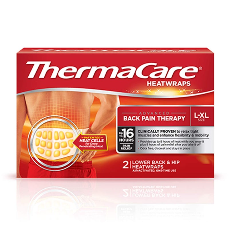 Thermacare Heat Wraps Lower Back & Hip, L-XL - Image 1