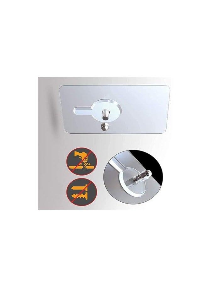 Self Adhesive Wall Hooks Screw Alternatives 4 PCS  - Image 2