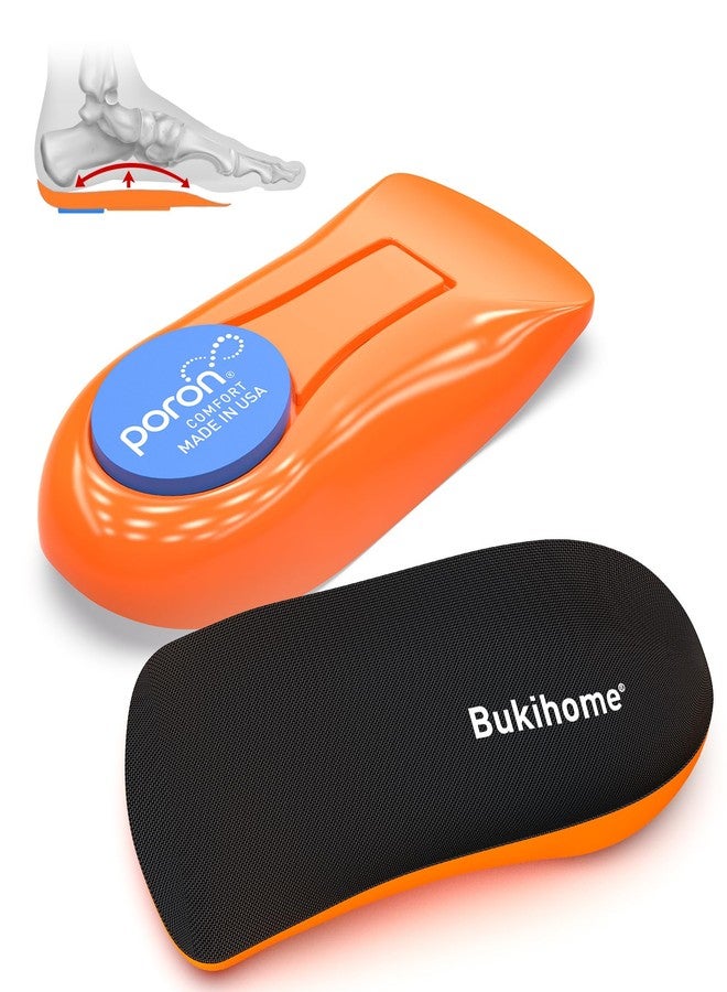 Bukihome Plantar Fasciitis Heel Cups - Bukihome Arch Support Gel Heel Cushions for Heel Pain Relief, Achilles Tendonitis, Heel Spur, Heel Support, Women 9.5-13 & Men 8.5-12 - Image 1