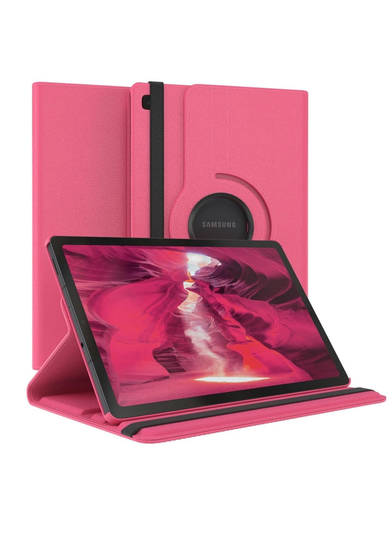 360 Degree Rotating Stand Auto Sleep Wake Folio Leather Smart Cover for Samsung Galaxy Tab S6 Lite 10.4" 2020 Tablet - Image 1