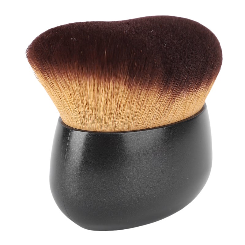 Self Tanning Brush: Black, High Density Soft Synthetic Bristles, Unique Curve Design - Streak-Free Even Application, Multifunctional Applicator for Face and Body Self Tanning - Image 5