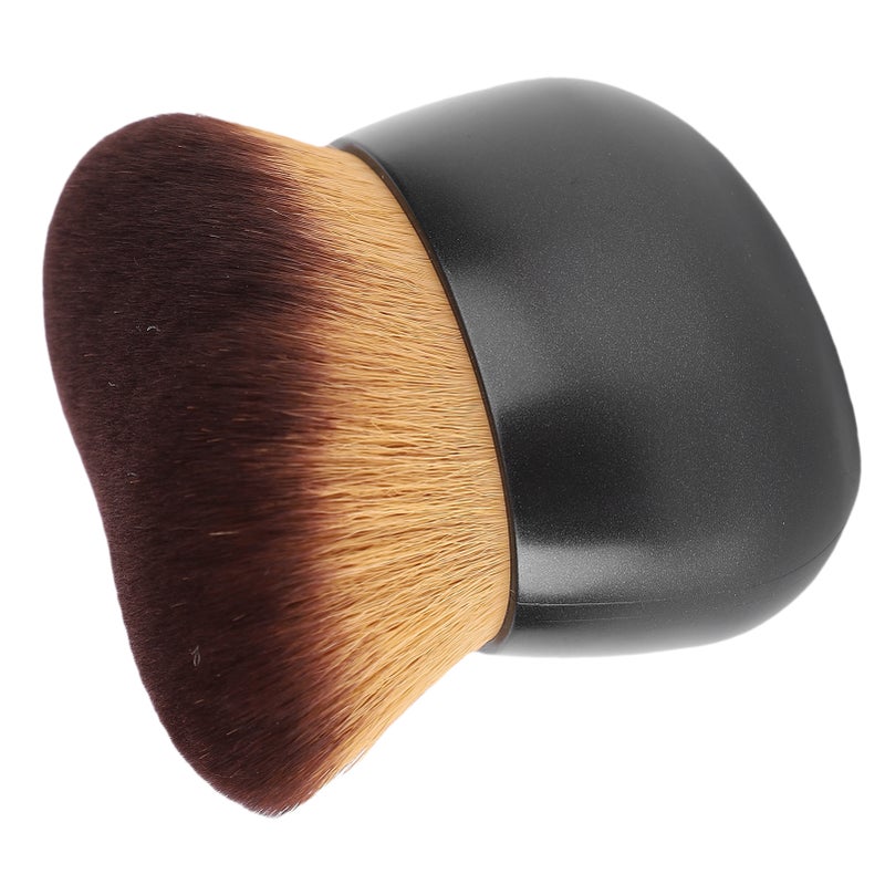 Self Tanning Brush: Black, High Density Soft Synthetic Bristles, Unique Curve Design - Streak-Free Even Application, Multifunctional Applicator for Face and Body Self Tanning - Image 2