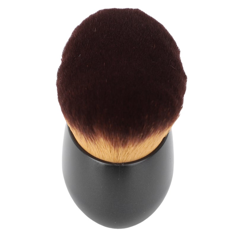 Self Tanning Brush: Black, High Density Soft Synthetic Bristles, Unique Curve Design - Streak-Free Even Application, Multifunctional Applicator for Face and Body Self Tanning - Image 4