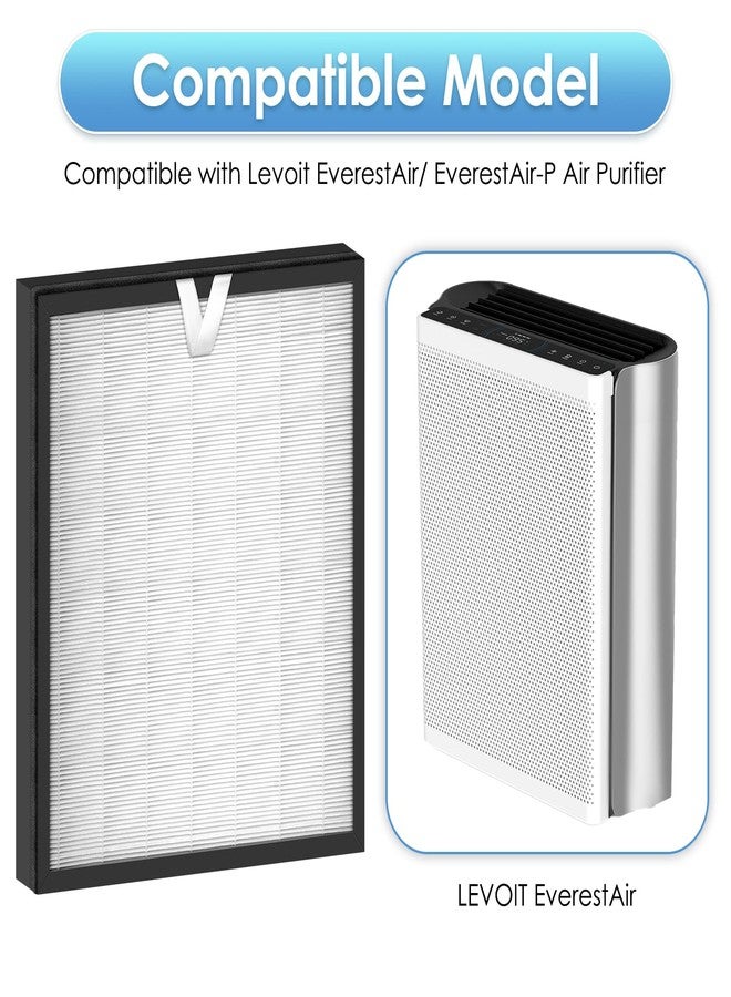 BRUVISH (2 Pack) EverestAir, EverestAir-P Replacement Filter Compatible with LEVOIT EverestAir-P Air Purifier, LAP-EL551S-AUS, H13 True HEPA Filter, 3-in-1 Activated CarbonFilters, EverestAir Filter - Image 5