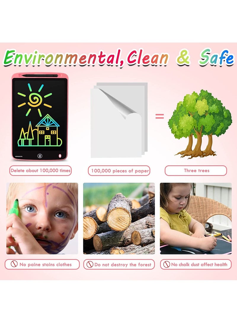 12 Inch LCD Writing Tablet Doodle Pad Portable Electronic Writer Environmental Writing and Drawing Memo Board Pink - pzsku/ZA89B7C2C7C852E1DEA2BZ/45/_/1685084573/caba0713-0a15-43ee-9acd-23645dfb4eb6