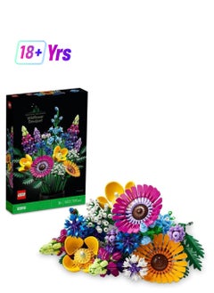 LEGO Icons Wildflower Bouquet 10313 Building Blocks Toy Set; Flowers Botanical Collection  - Image 1