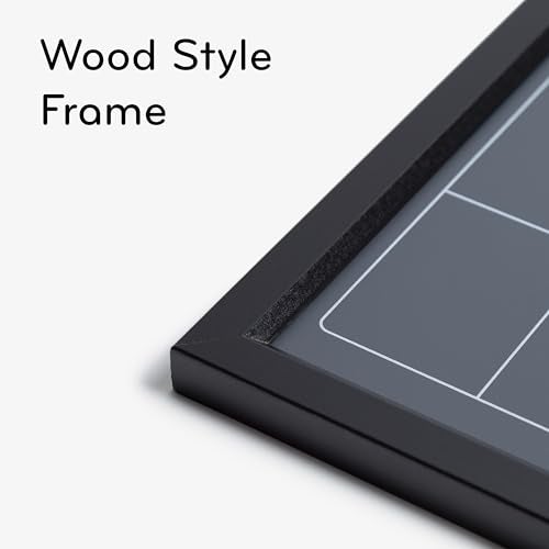 U Brands Magnetic Chalk Calendar Board, 16" x 20", Black Wood Style Frame, Premium Surface, Includes Chalk Pencils, Magnet - Image 3
