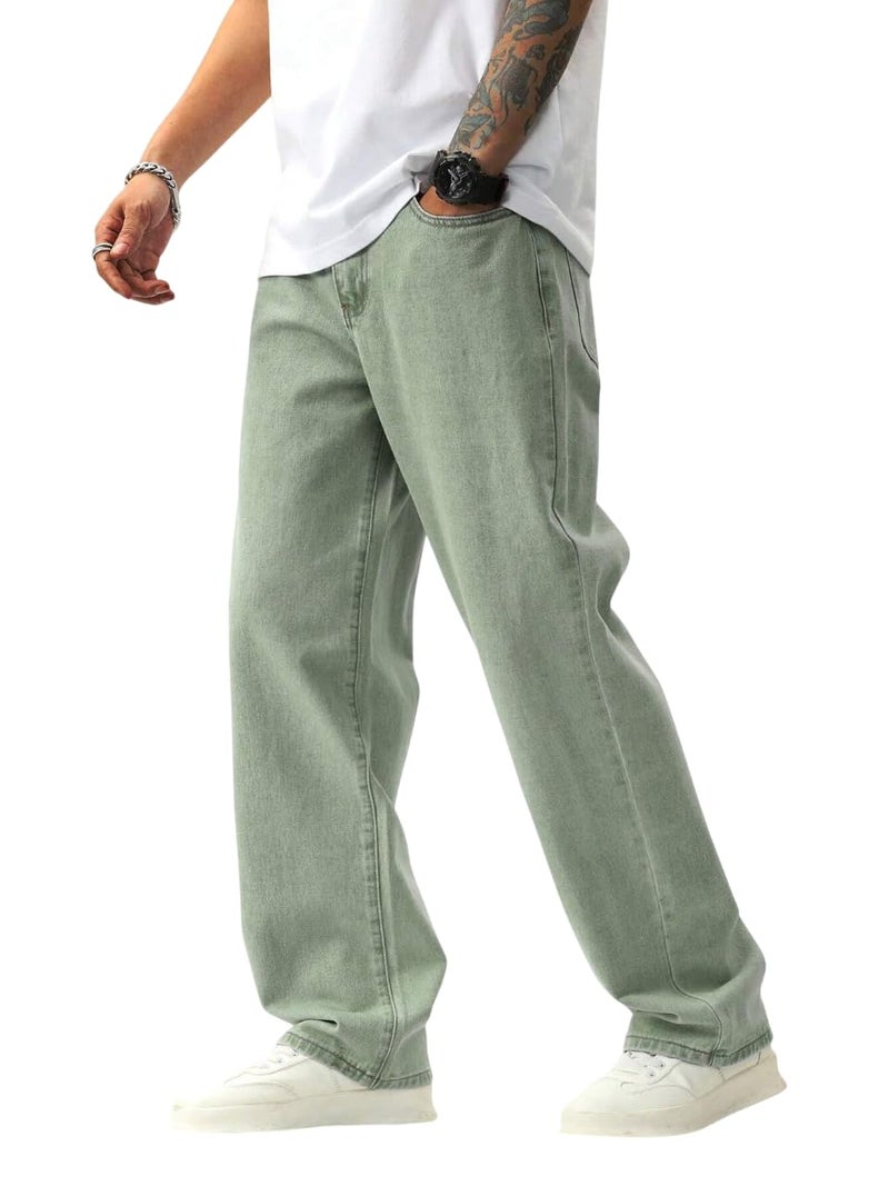 JVX Jeans for Men || MenJeans || MenJeans Pants || DenimJeans (NJJ-05) (in, Numeric, 30, Pista) - Image 1