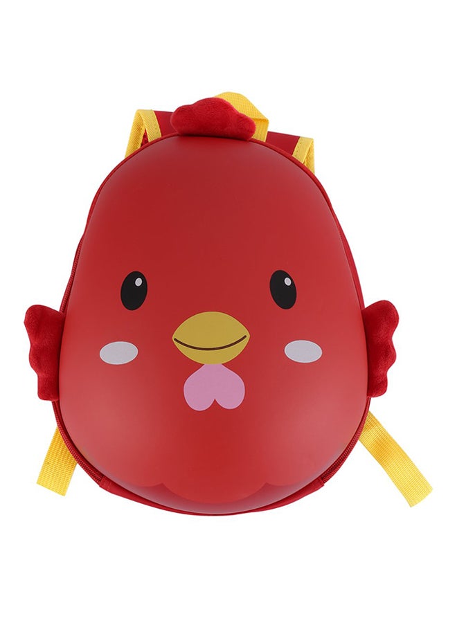 حقيبة ظهر للأطفال على شكل صوص أحمر