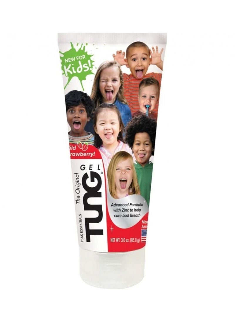 تونج جل اللسان تونج للصغار , نكهة الفراولة , 85 جم - Image 1