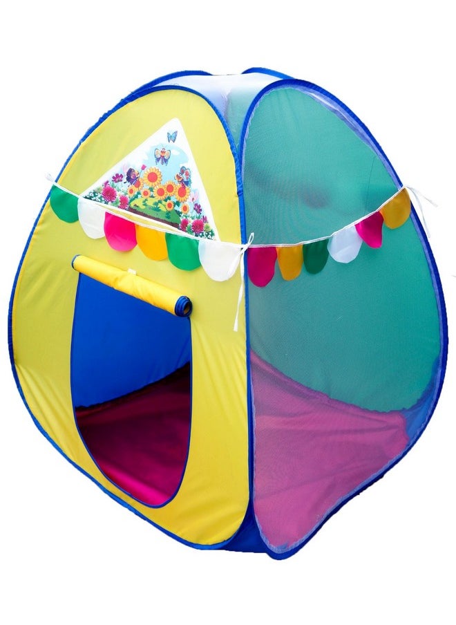 HomeCute Homecute Igloo Type Foldable Popup Kid's Play Tent House (Small Size Multicolor)  - Image 1