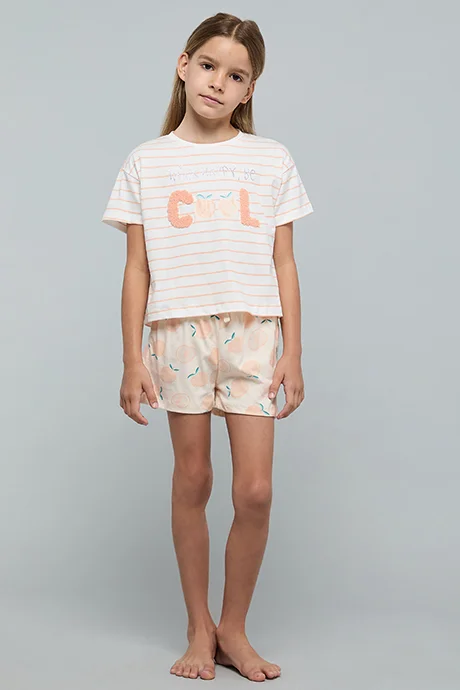 R&B Printed Shorty Pyjama Set