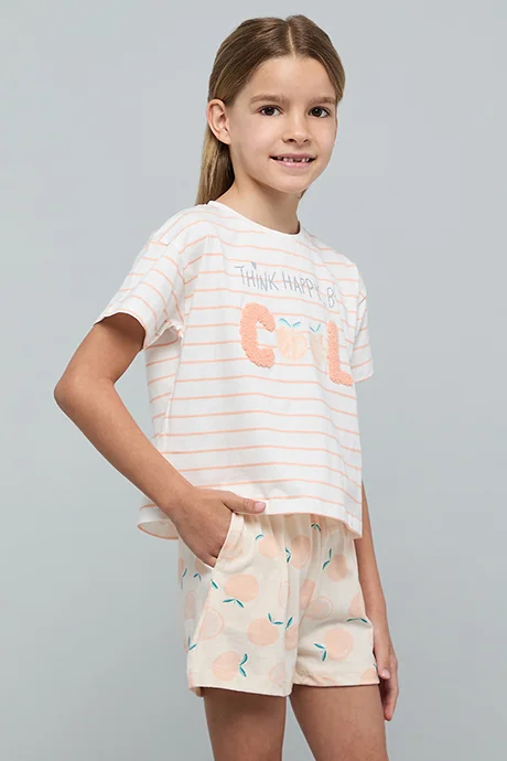 R&B Printed Shorty Pyjama Set