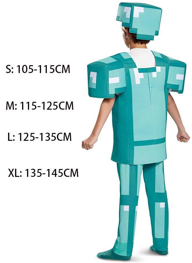 Armor Deluxe Minecraft Costume Blue