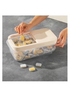 dunya Dunya Plastic 8L Side Storage Container With Top Opening Clear Lid -Turkey made-Black Cover  - Image 5