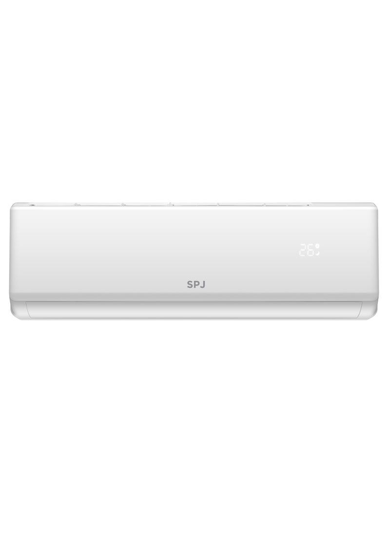 SPJ Split Air Conditioner 1.5 Ton 18000 BTU, Fast Cooling AC, Energy Efficient, Low Noise, R410A, 4M Pipe Kit, 5 Year Compressor Warranty, White - Image 1