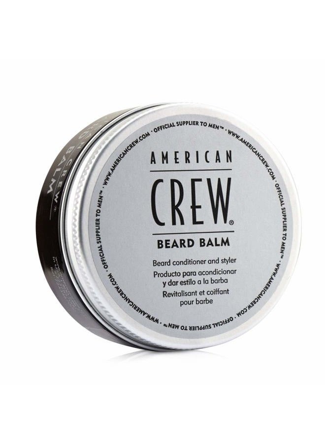 AMERICAN CREW بلسم لحية أمريكي من كرو، مرطب ومصفف، زيت لوز حلو، زبدة شيا، 2.3 أونصة سائلة - Image 2