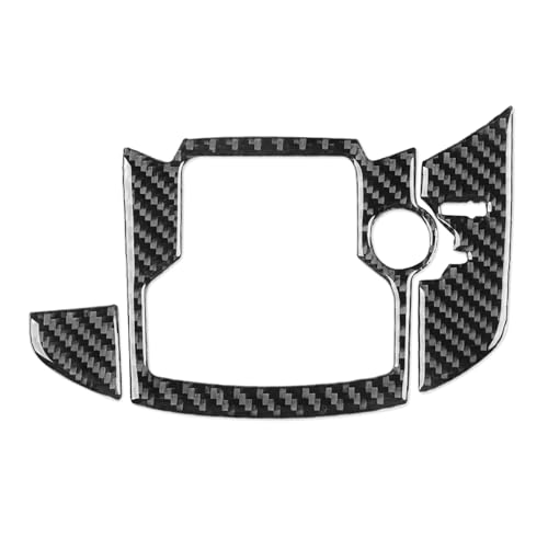 NVCNX Real Premium Carbon Fiber Car Center Console Panel Cover Trim Interior Accessories Compatible with Mazda CX9 CX-9 2016 2017 2018 2019 Black - Image 2