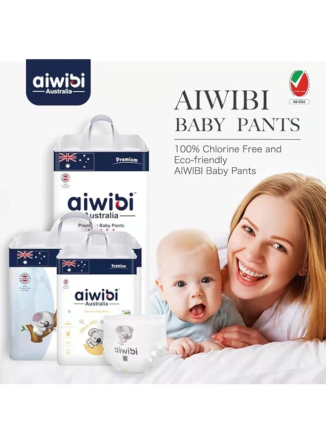 aiwibi Night Plus Baby Pants Size 4 9 14 Kg 44 Pcs - Image 3