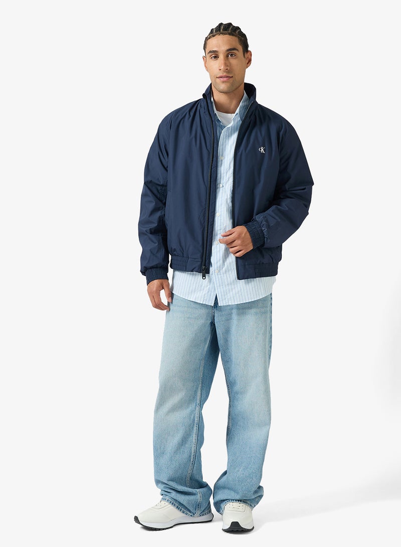 Calvin Klein Jeans Logo Zip Through Jacket - Image 4