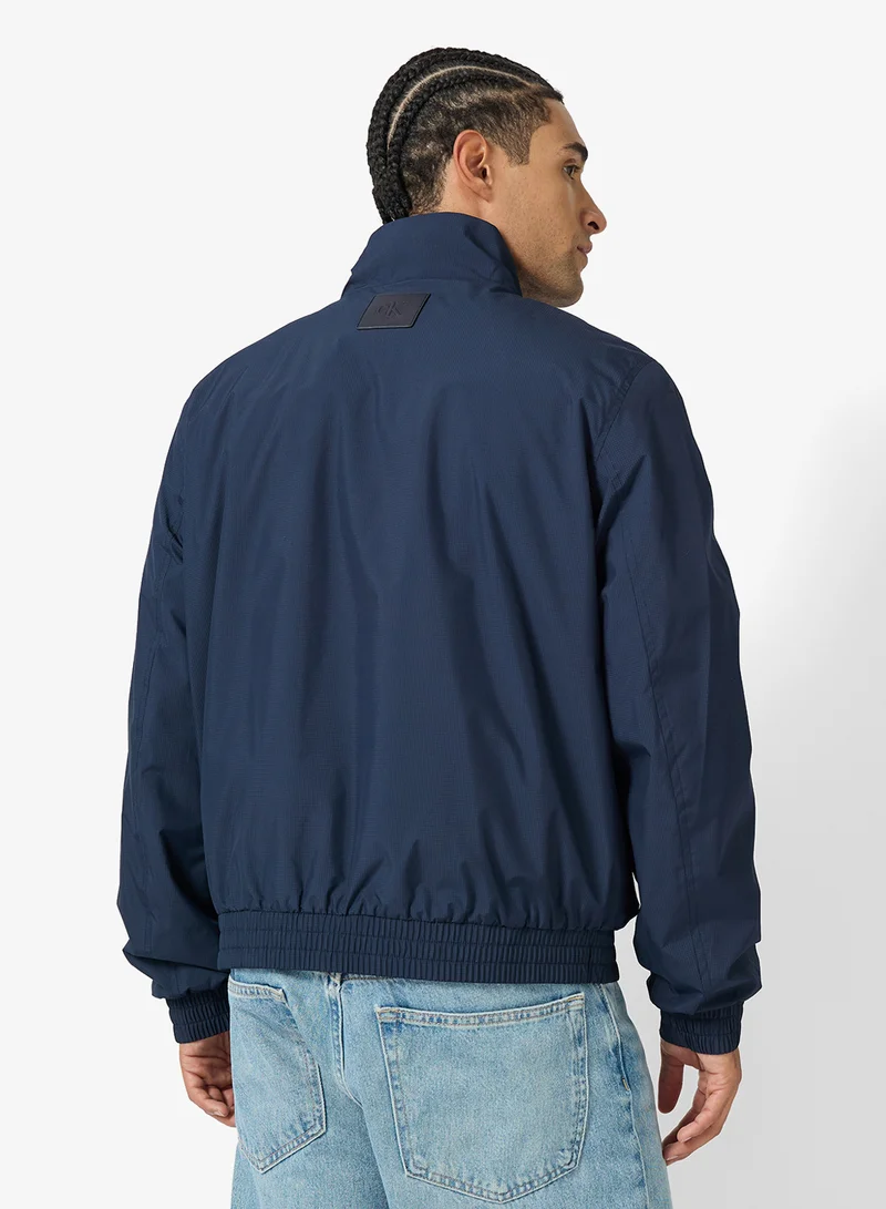 Calvin Klein Jeans Logo Zip Through Jacket