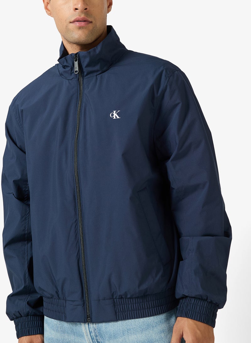 Calvin Klein Jeans Logo Zip Through Jacket - Image 3