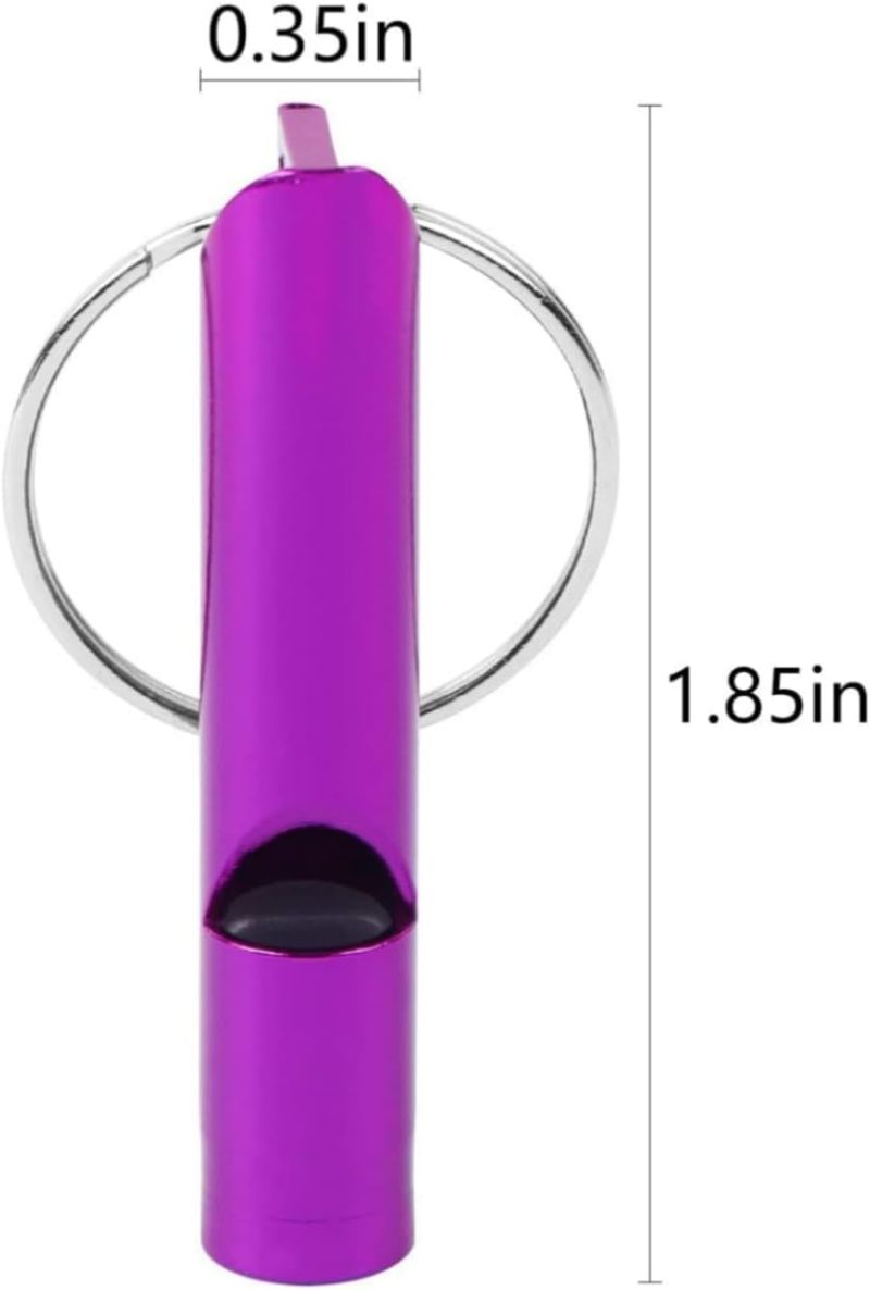 Emergency Whistle: 100-Pack Aluminum Construction Withstands Harsh Conditions - Loud Clear Sound For Signaling Safety Whistle for Group Camping Hiking Boating Hunting Fishing - Image 3
