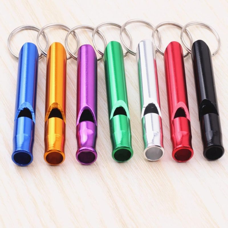 Emergency Whistle: 100-Pack Aluminum Construction Withstands Harsh Conditions - Loud Clear Sound For Signaling Safety Whistle for Group Camping Hiking Boating Hunting Fishing - Image 4