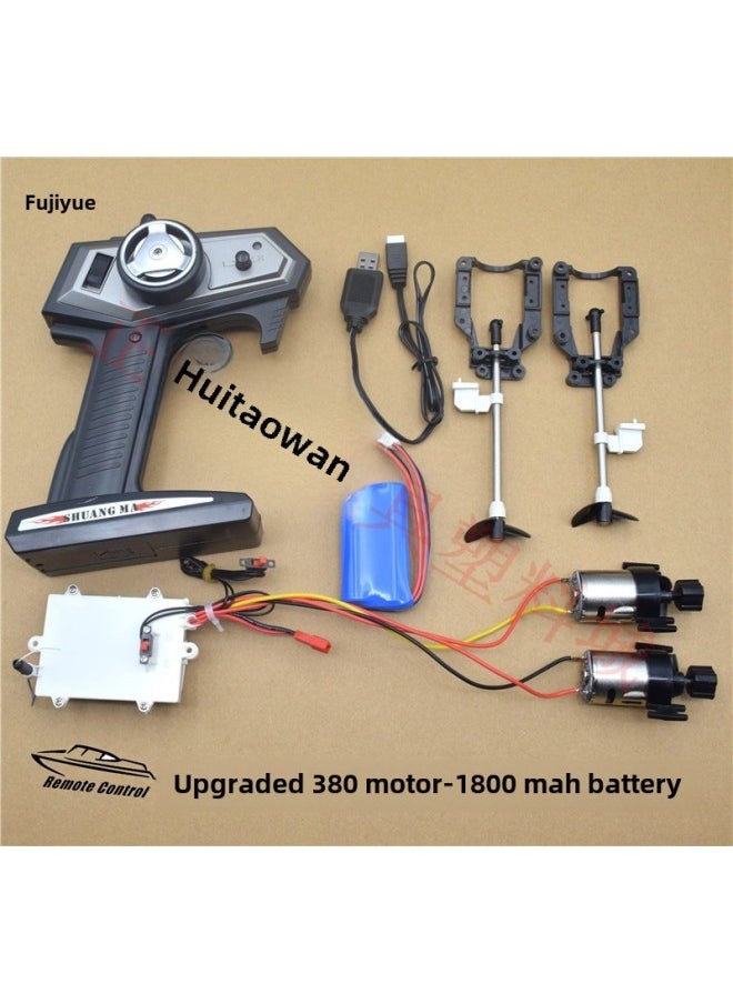 Remote Control Boat Power Suit Accessories DIY Technology To Make Homemade Speedboat Modified Power Shafting Motor-Color:260 Motor-700 Mah (battery With Motor Holder-Specifications:Official Standard  - Image 4