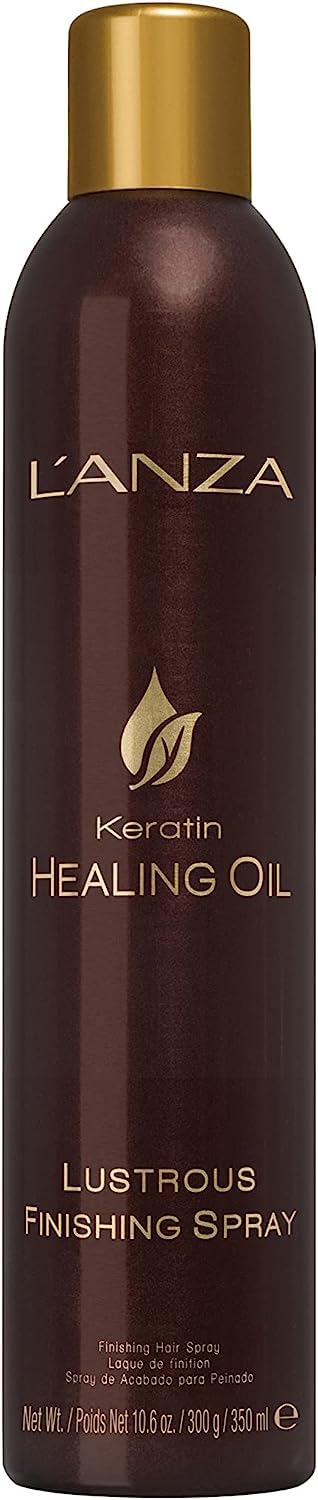LANZA L'ANZA Keratin Healing Oil Lustrous Finishing Spray, Boosts Shine and Volume While Deeply Hydrating the Hair from Roots to Tips, For a Grease-free, Frizz-free, Relaxed Hair - Image 1
