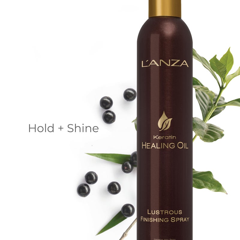 LANZA L'ANZA Keratin Healing Oil Lustrous Finishing Spray, Boosts Shine and Volume While Deeply Hydrating the Hair from Roots to Tips, For a Grease-free, Frizz-free, Relaxed Hair - Image 3